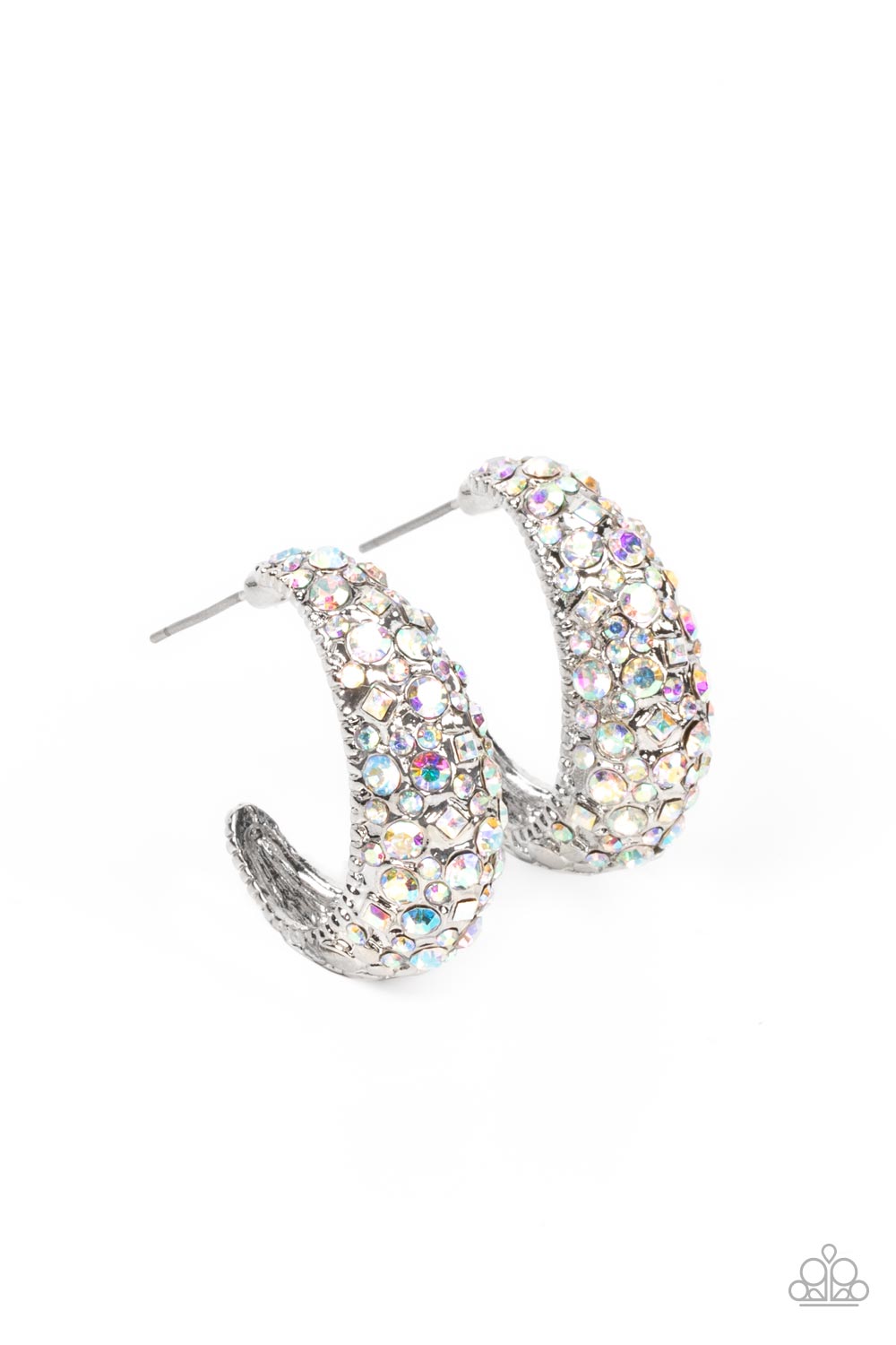 Glamorously Glimmering - multi - Paparazzi earrings