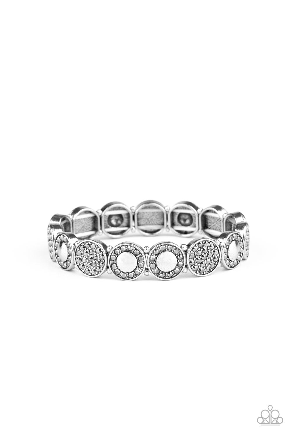 Glamour Garden - silver - Paparazzi bracelet