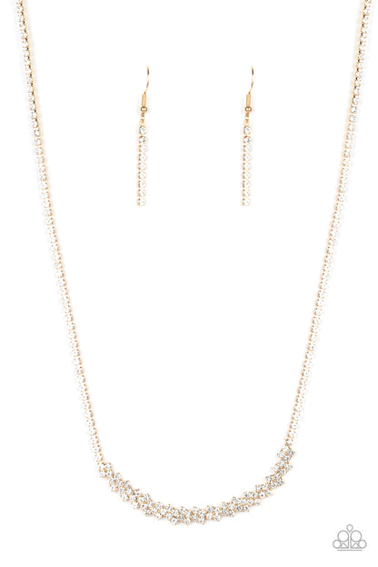 Glamour Glow - gold - Paparazzi necklace