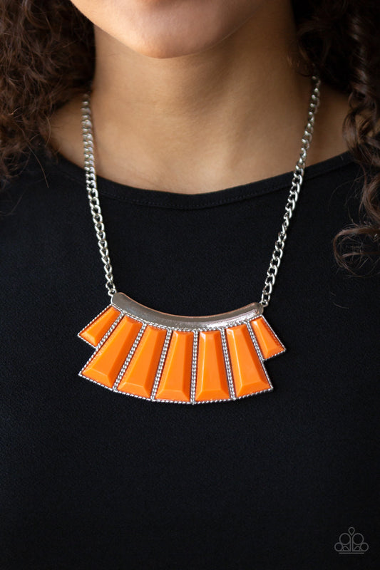 Glamour Goddess - orange - Paparazzi necklace