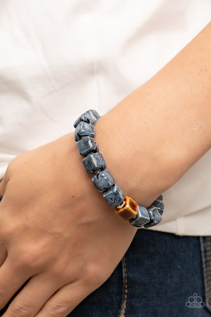 Glaze Craze - blue - Paparazzi bracelet