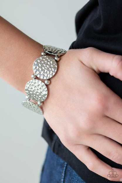 Glisten and Learn - silver - Paparazzi bracelet