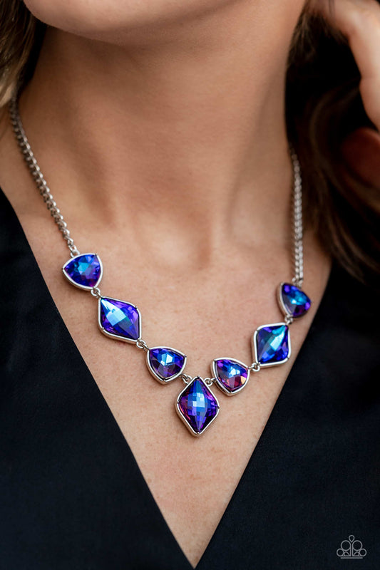 Glittering Geometrics - multi - Paparazzi necklace
