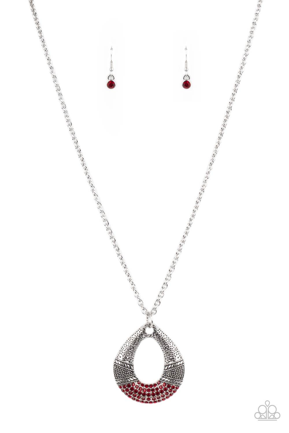 Glitz and Grind - red - Paparazzi necklace