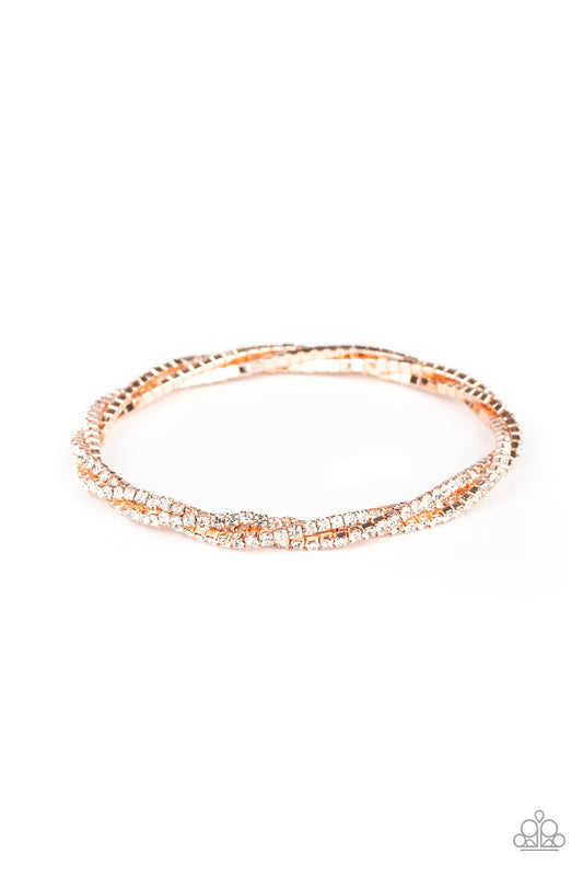 Glitzy Gleam - gold - Paparazzi bracelet