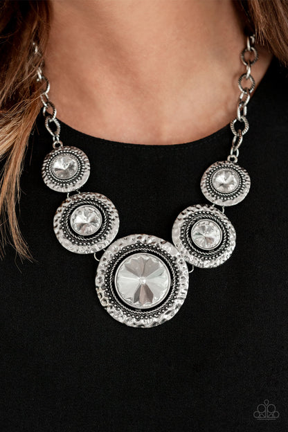 Global Glamour - white - Paparazzi necklace