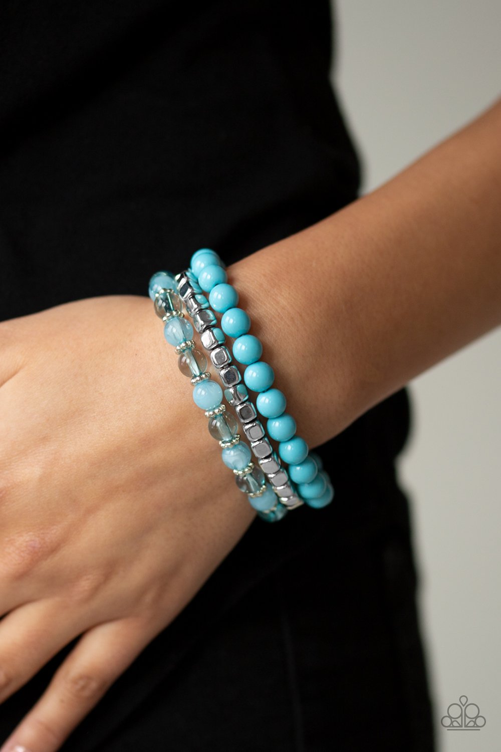 Globetrotter Glam-blue-Paparazzi bracelet