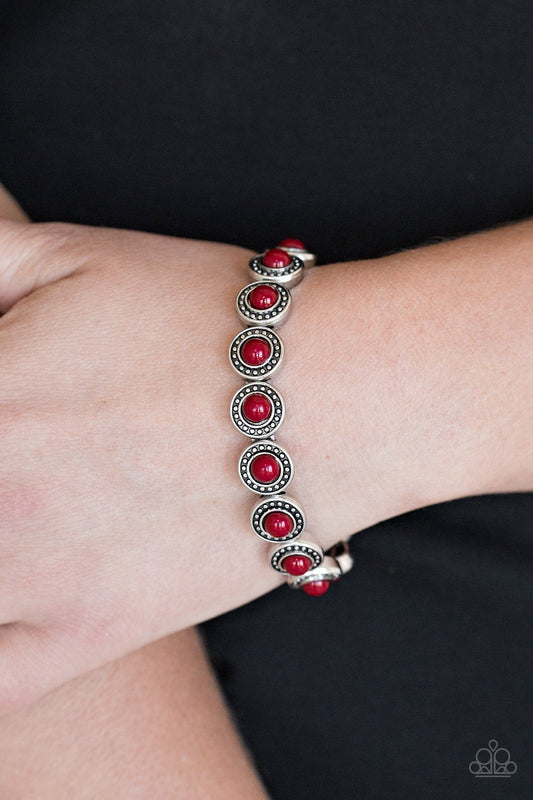 Globetrotter Goals-red-Paparazzi bracelet