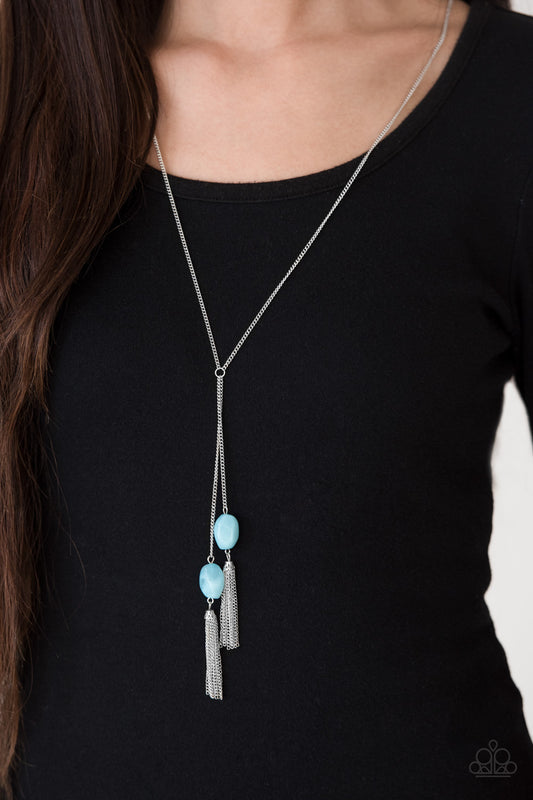 Glow Your Roll - blue - Paparazzi necklace