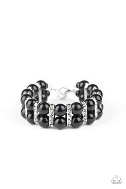 Glowing Glam - black - Paparazzi bracelet