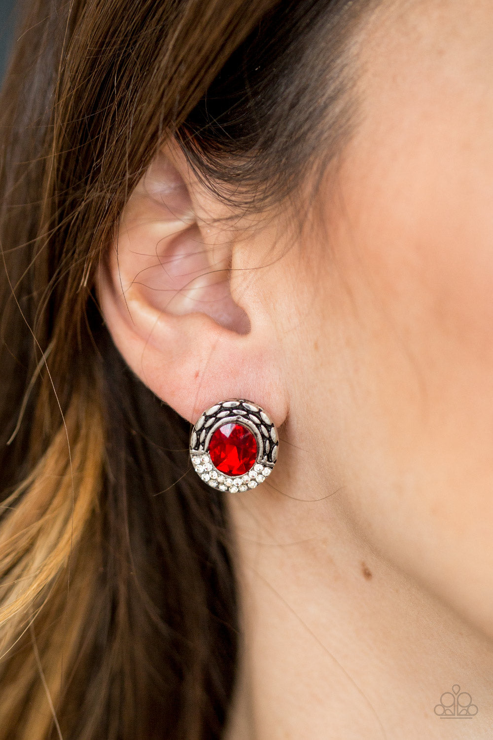 Go Go Glitter - red - Paparazzi earrings