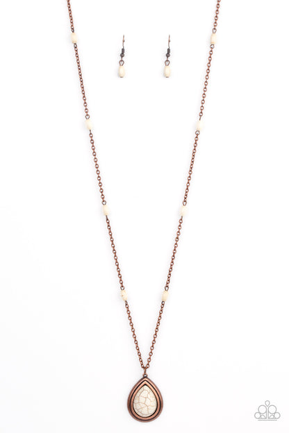Go Tell It On The MESA - copper - Paparazzi necklace