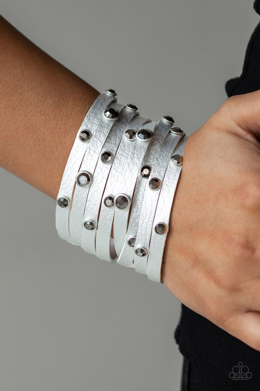 Go Getter Glamorous - silver - Paparazzi bracelet