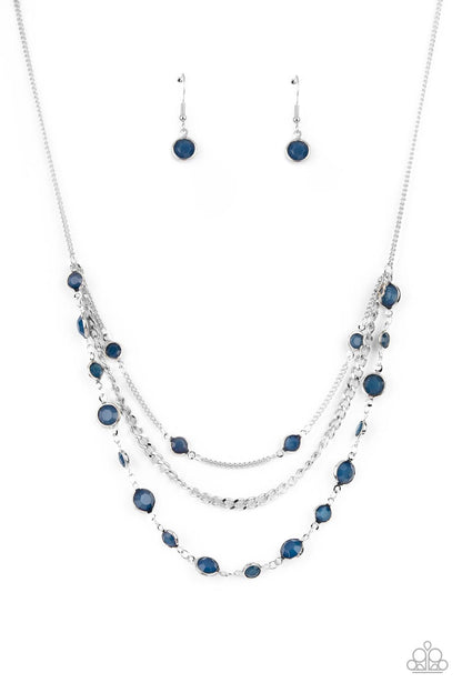 Goddess Getaway - blue - Paparazzi necklace