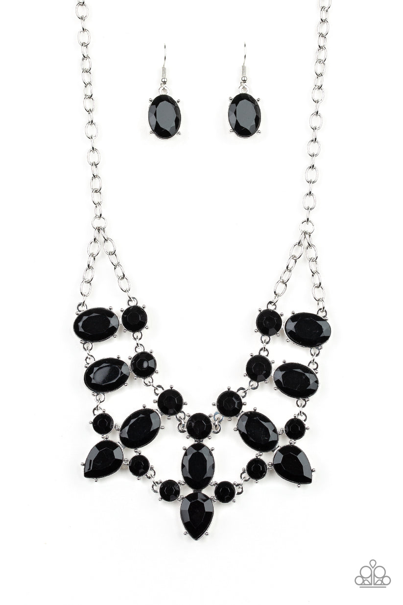 Goddess glow black necklace Clearance