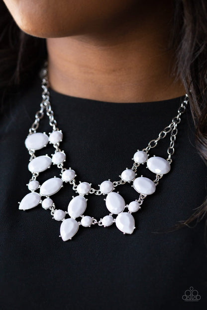 Goddess Glow - silver - Paparazzi necklace – JewelryBlingThing