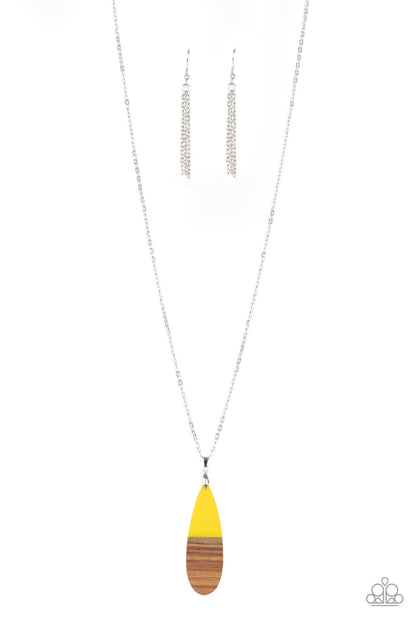Going Overboard - yellow - Paparazzi necklace