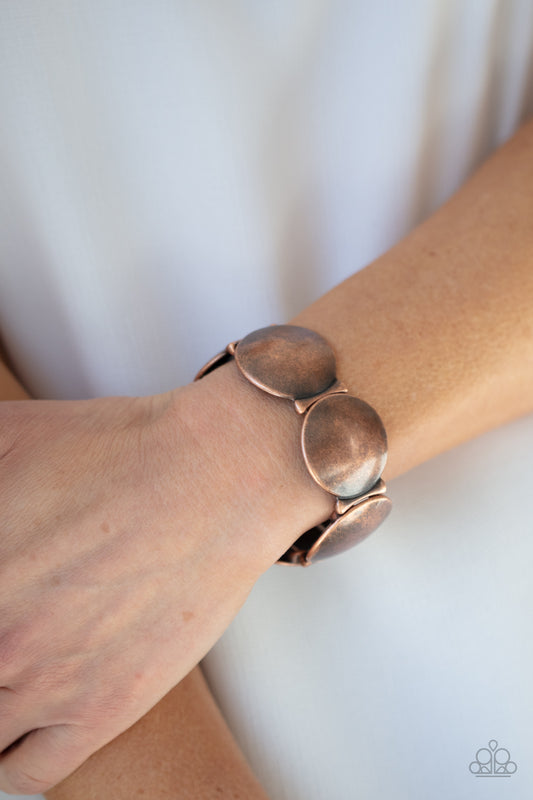 Going, Going, GONG! - copper - Paparazzi bracelet