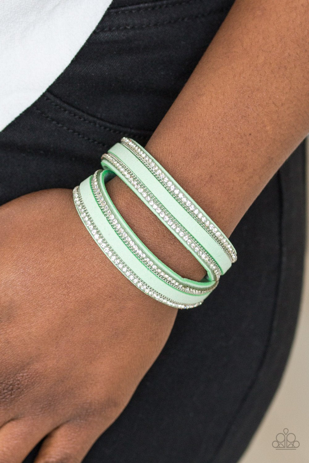 Going for Glam - green - Paparazzi bracelet