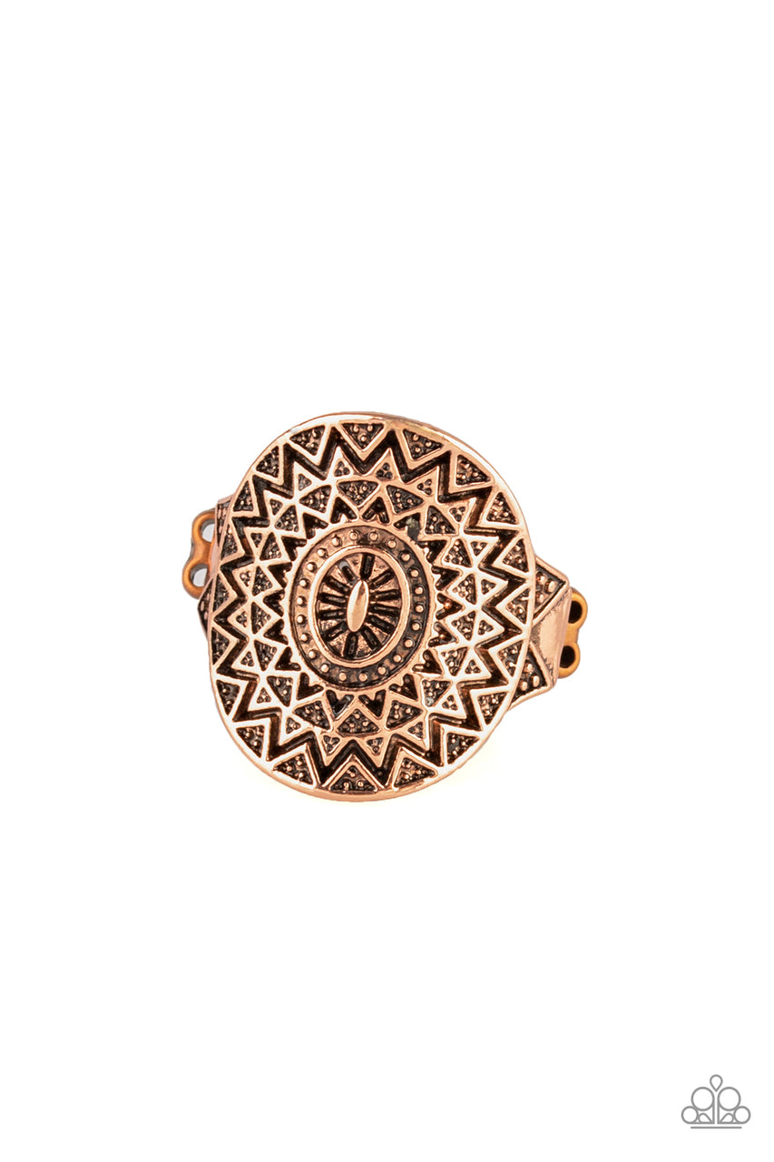 Good For the SOL - copper - Paparazzi ring
