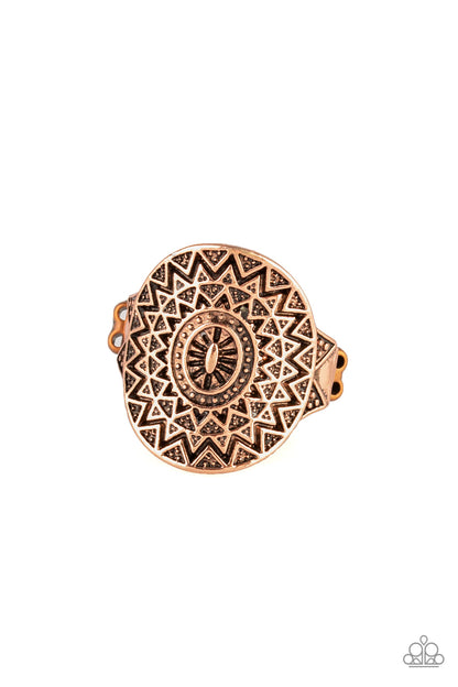 Good For the SOL - copper - Paparazzi ring
