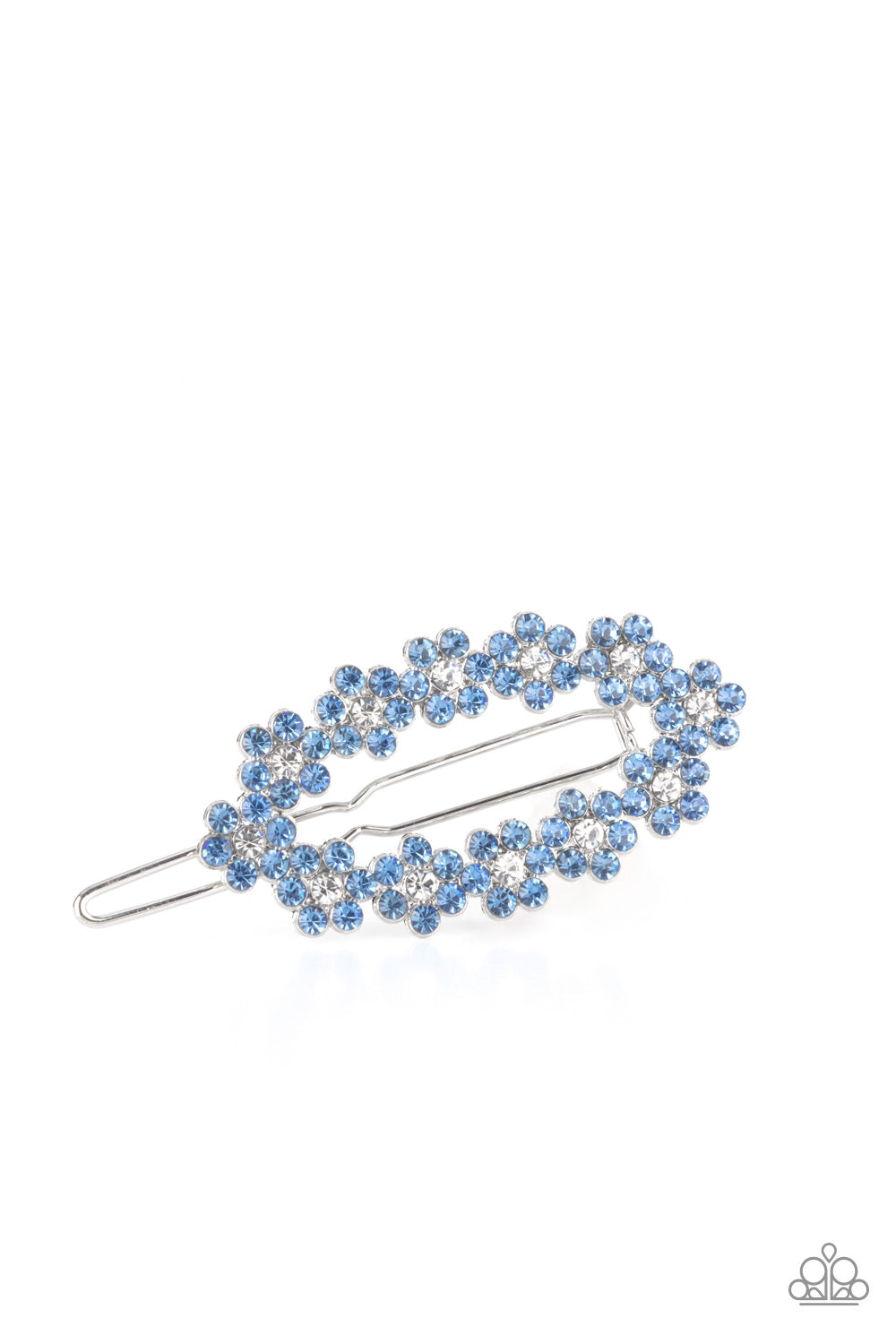 Gorgeously Garden Party - blue - Paparazzi hair clip