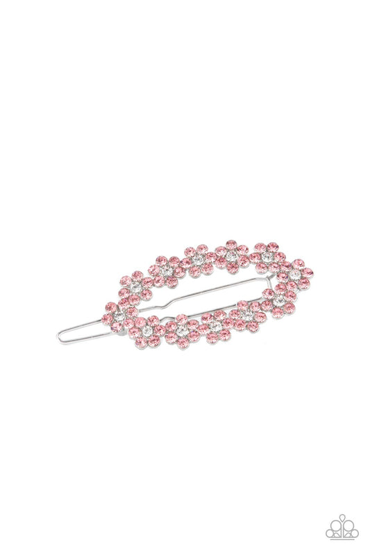 Gorgeously Garden Party - pink - Paparazzi hair clip