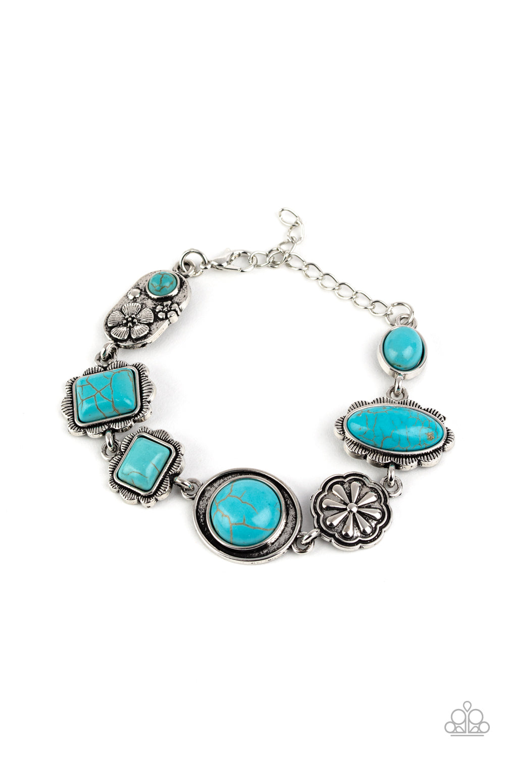 Gorgeously Groundskeeper - blue - Paparazzi bracelet