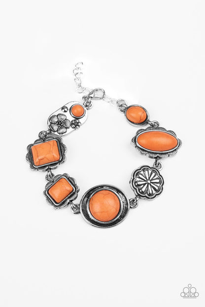 Gorgeously Groundskeeper - orange - Paparazzi bracelet