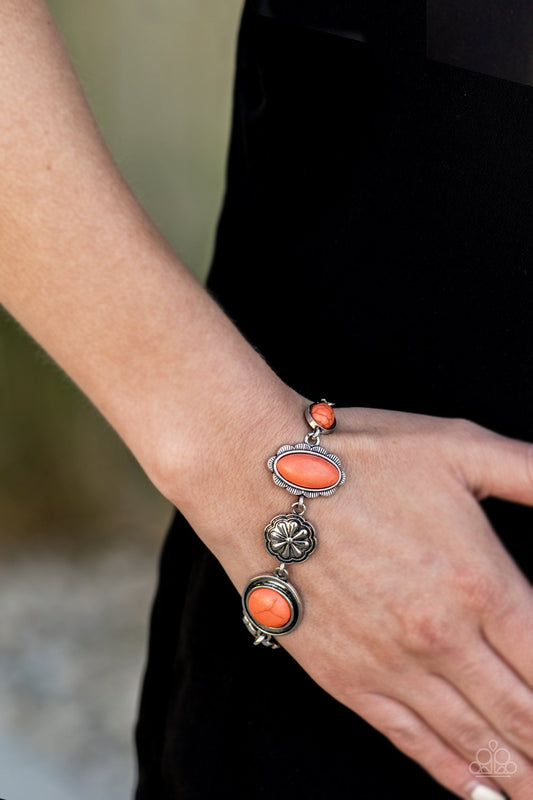 Gorgeously Groundskeeper-orange-Paparazzi bracelet