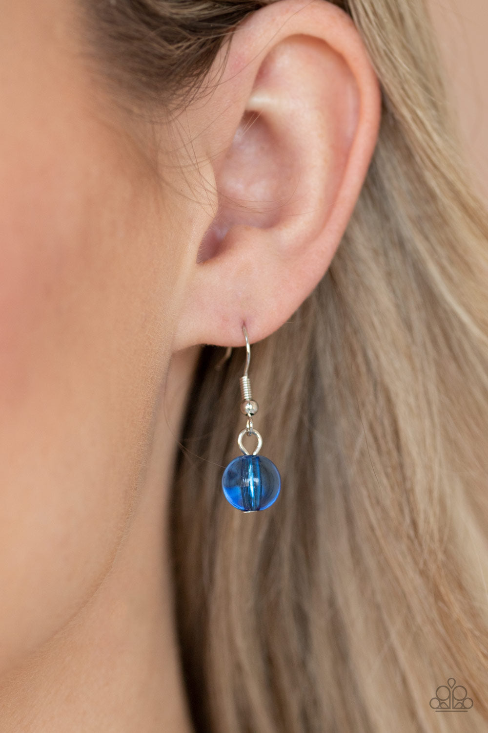 Gossip Glam - blue - Paparazzi necklace