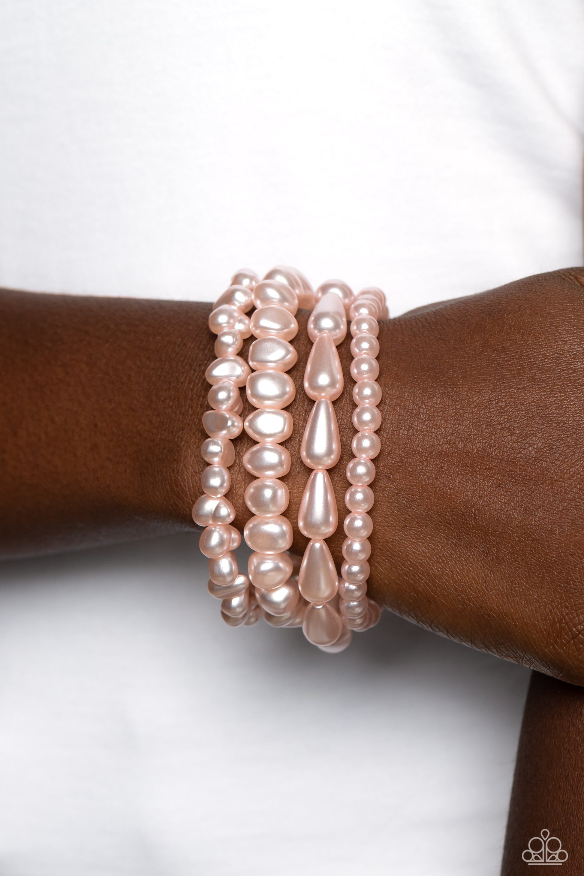 Gossip PEARL - pink - Paparazzi bracelet