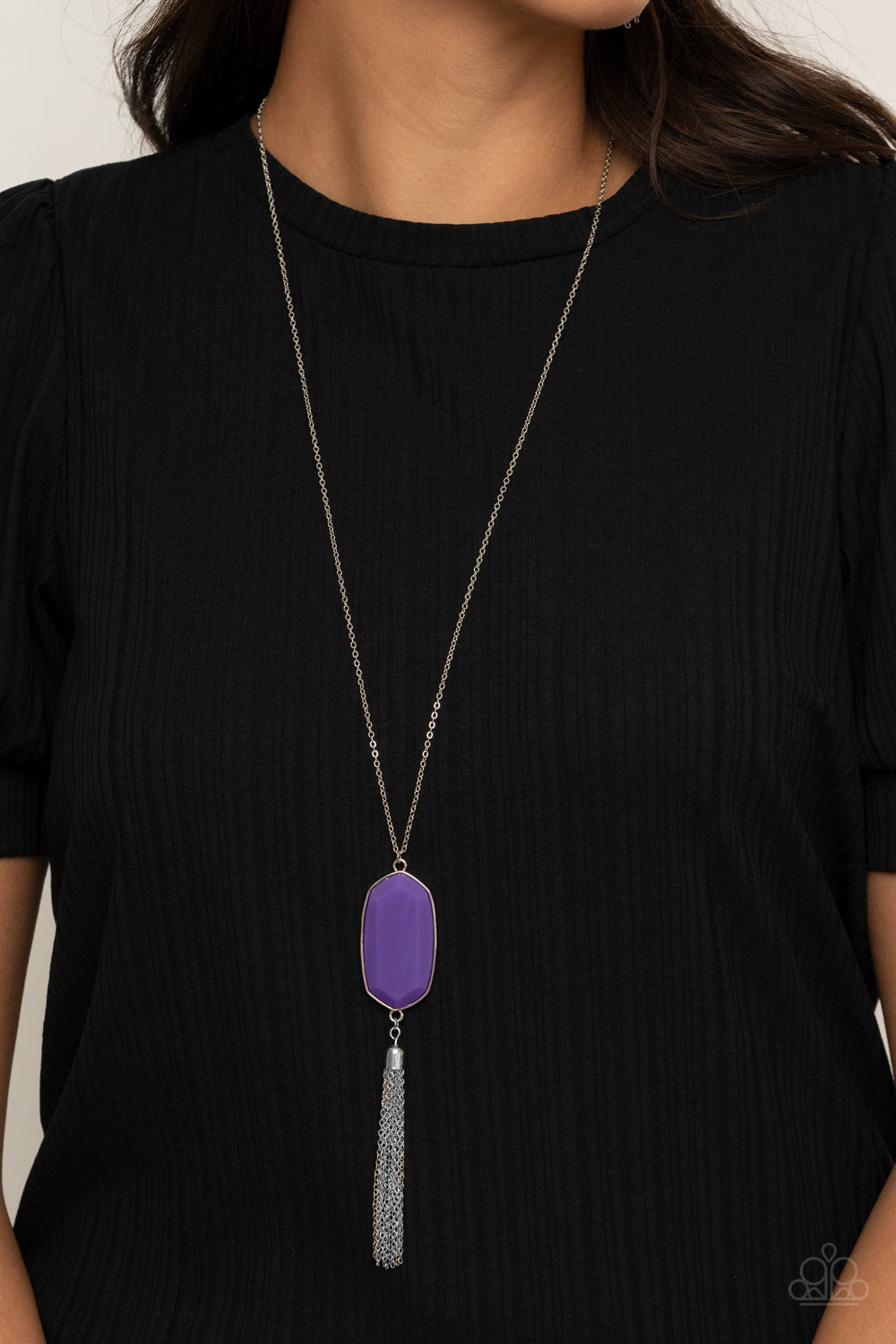 Got a Good Thing GLOWING - purple - Paparazzi necklace