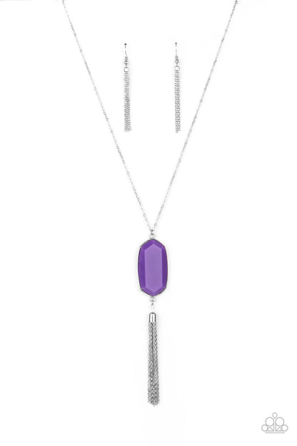 Got a Good Thing GLOWING - purple - Paparazzi necklace
