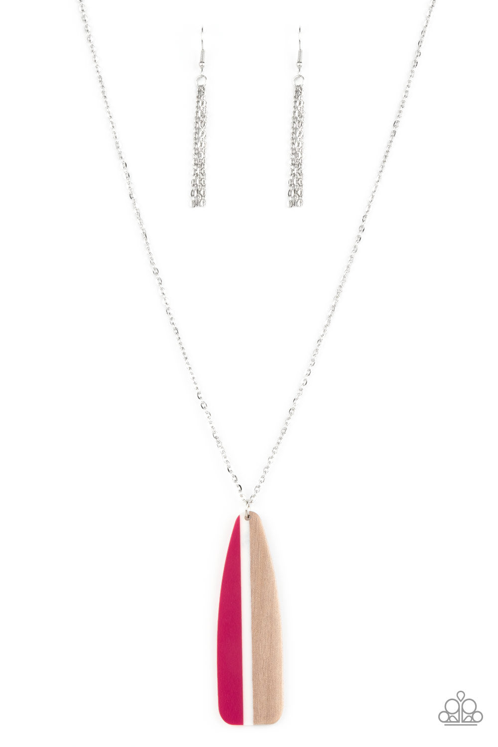 Grab a Paddle - pink - Paparazzi necklace