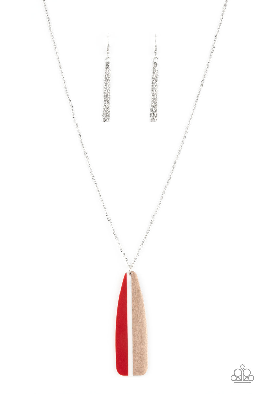 Grab a Paddle - red - Paparazzi necklace