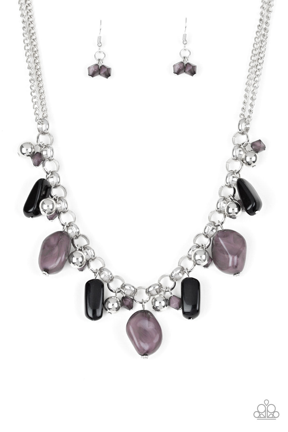 Grand Canyon Grotto - black - Paparazzi necklace