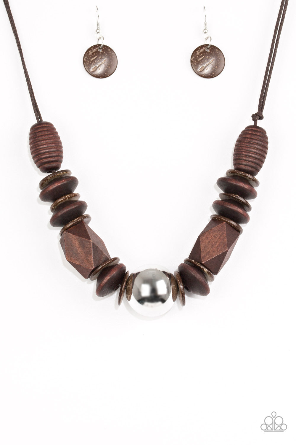 Grand Turks Getaway - brown - Paparazzi necklace