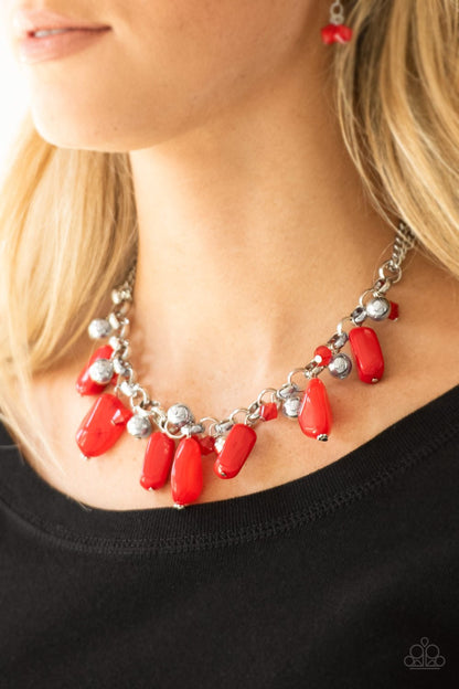 Grand Canyon Grotto - red - Paparazzi necklace