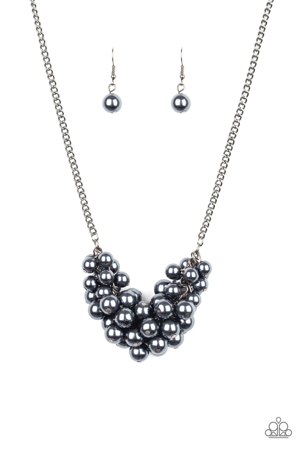 Grandiose Glimmer - black - Paparazzi necklace