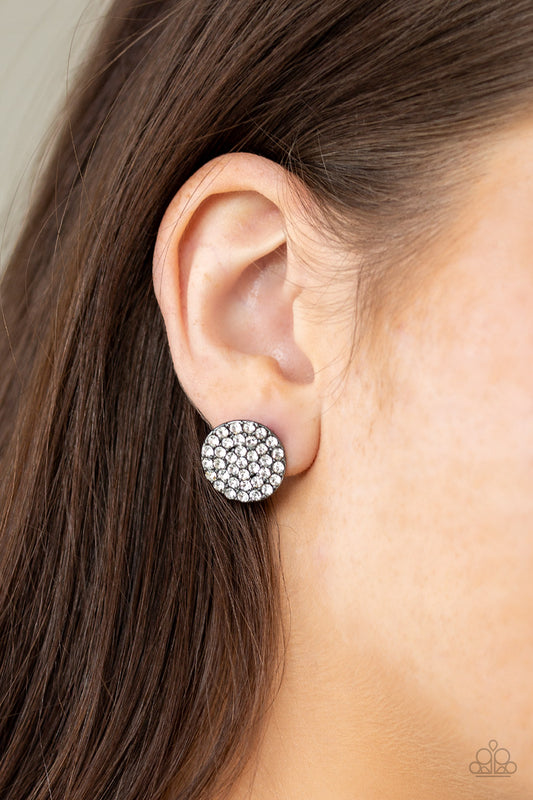 Greatest of All Time - black - Paparazzi earrings