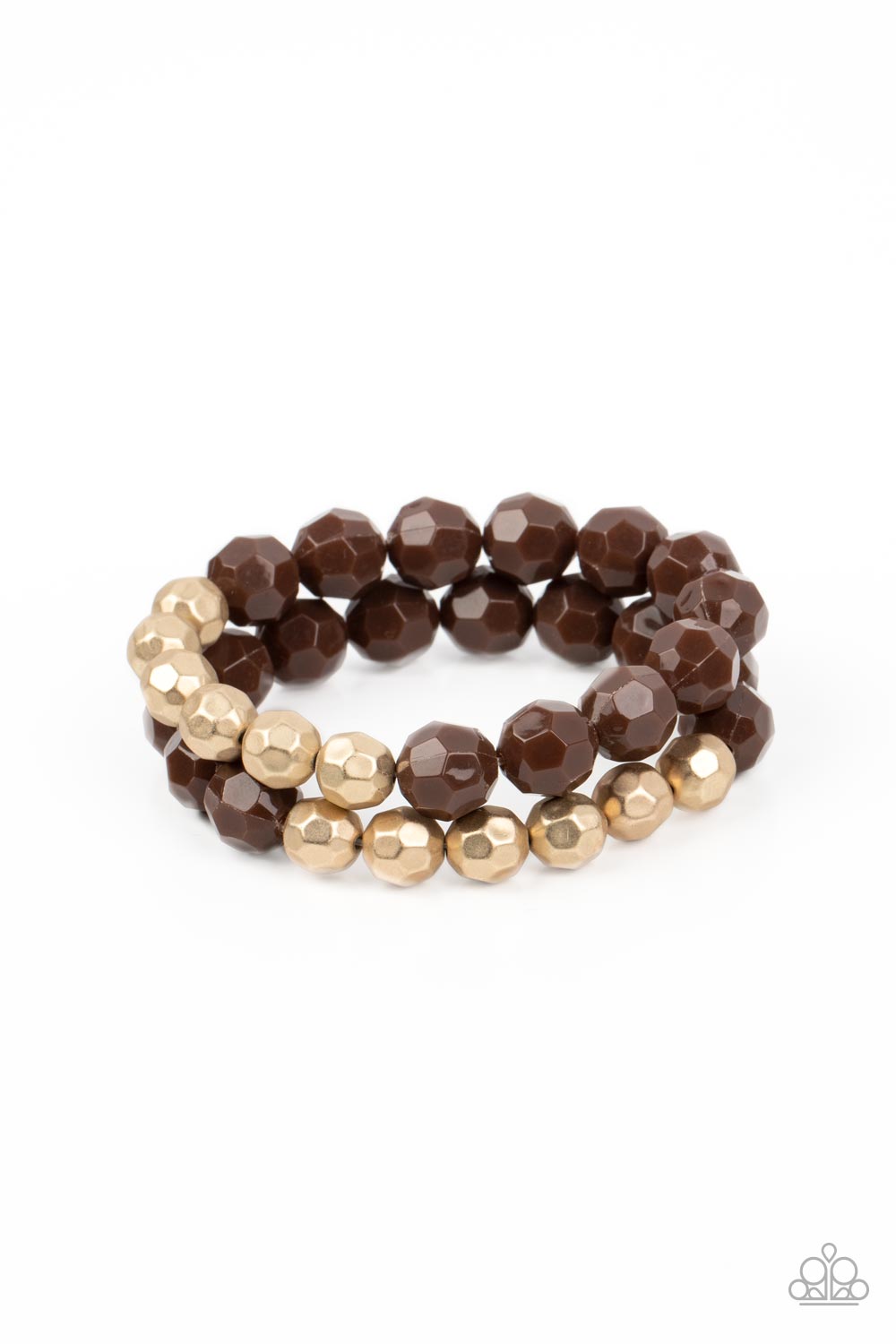 Grecian Glamour - brown - Paparazzi bracelet