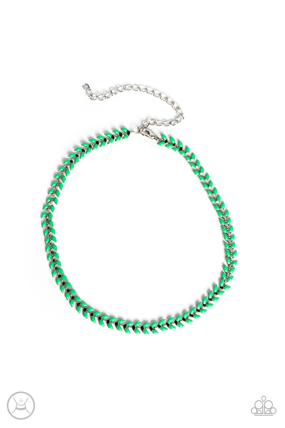 Grecian Grace - green - Paparazzi necklace