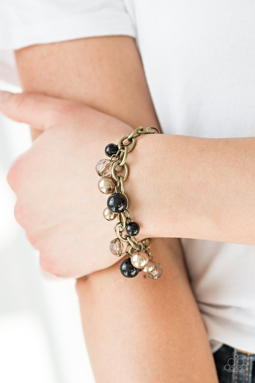 Grit and Glamour-black-Paparazzi bracelet