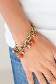 Grit and Glamour - orange - Paparazzi bracelet
