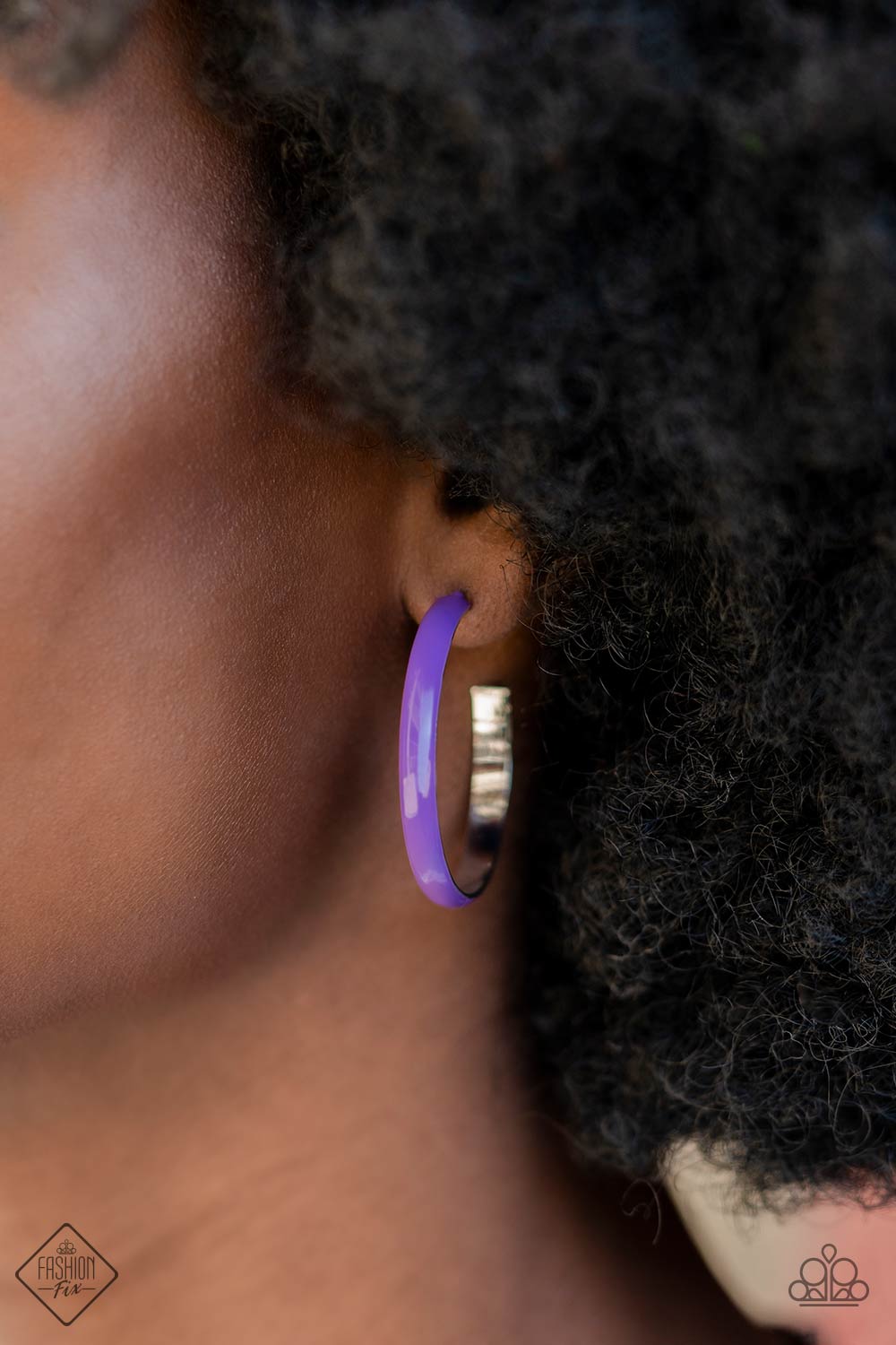 Groovy Glissando - purple - Paparazzi earrings