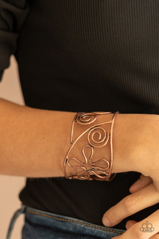 Groovy Sensations - copper - Paparazzi bracelet