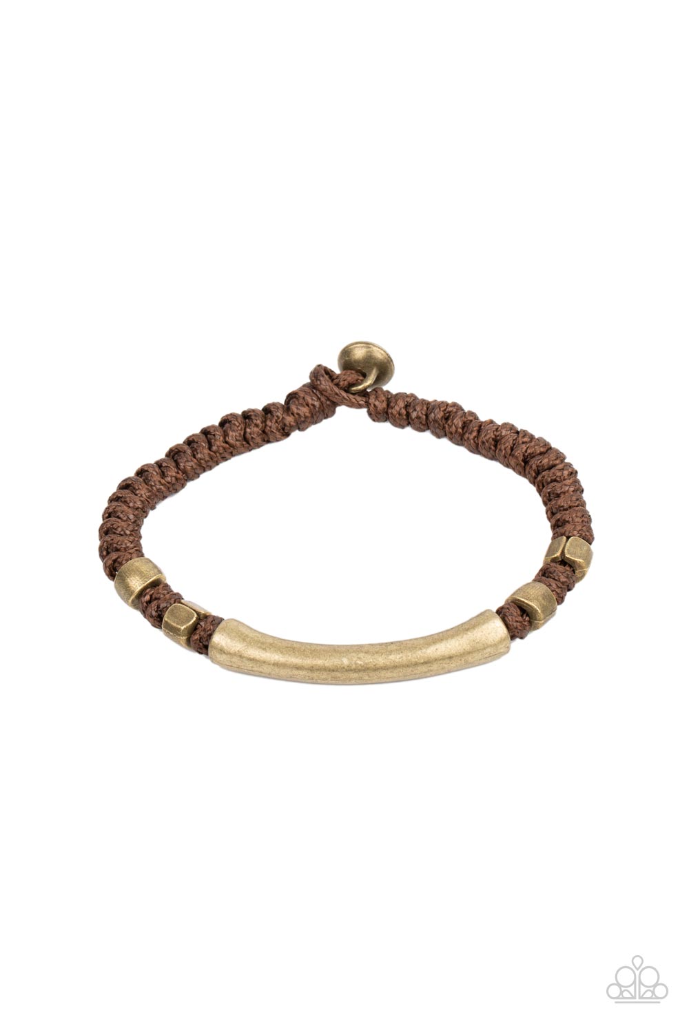 Grounded in Grit - brown - Paparazzi bracelet