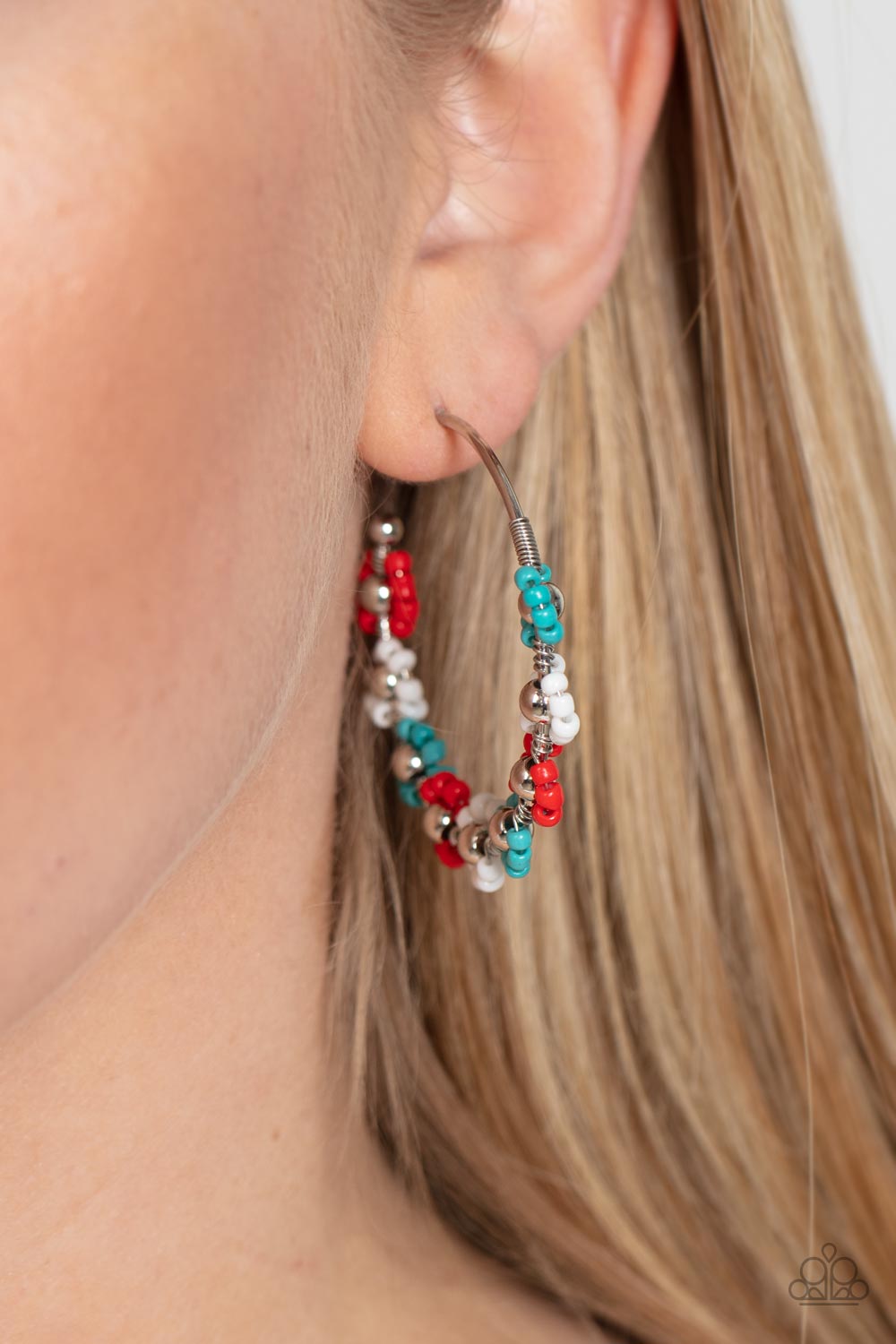 Growth Spurt - red - Paparazzi earrings