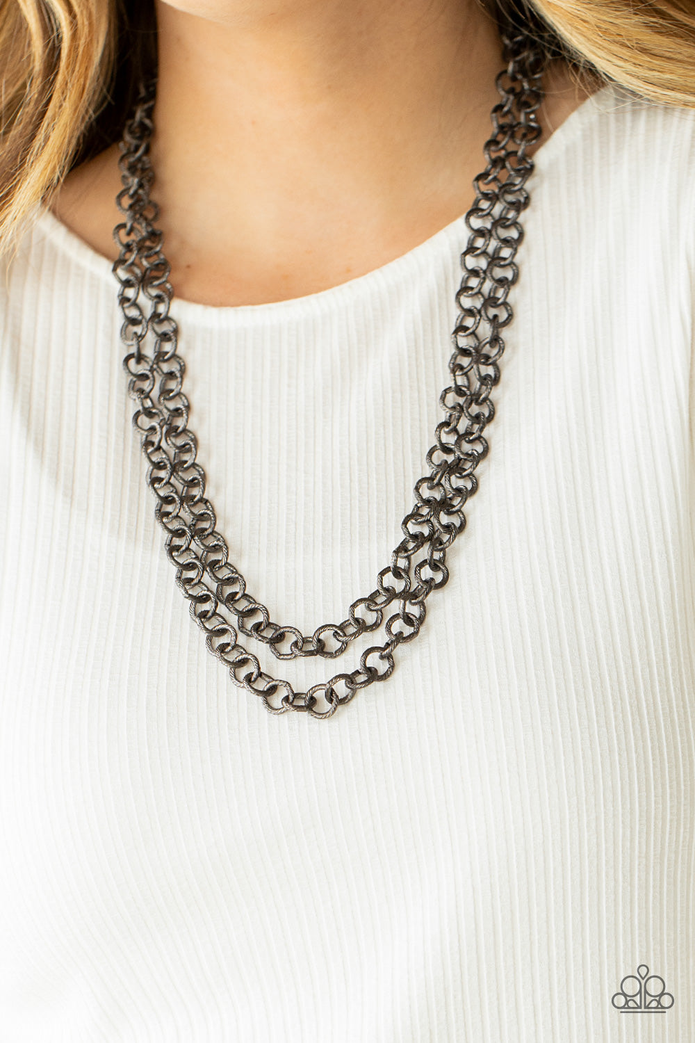 Grunge Goals - black - Paparazzi necklace